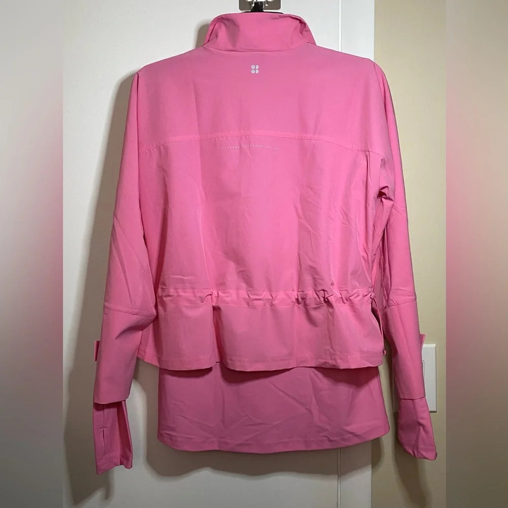 NWT Sweaty Betty Fast Lane Running Jacket Peony Pink Extra Small XS - Picture 8 of 16